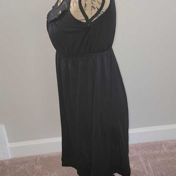 NWOT Espresso black dress with lace top - Picture 2 of 4